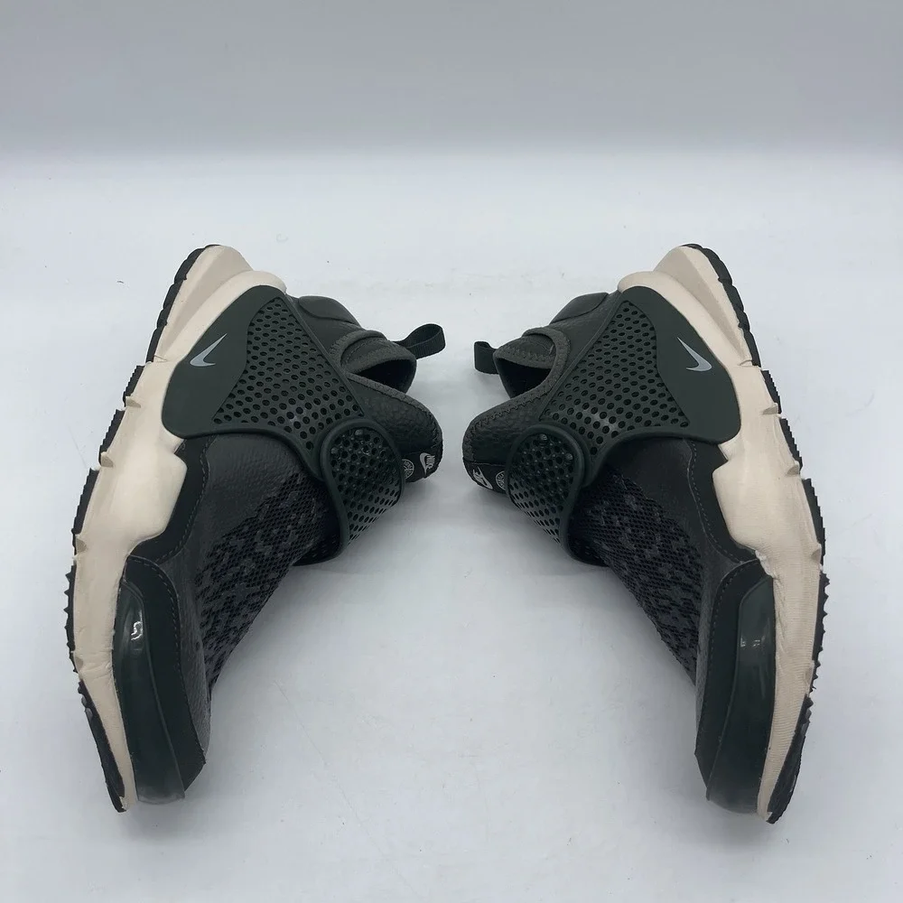 Nike 910090-300 Men's Size 7 Stone Island Sock Dart Mid Shoes 'Sequoia' Sneakers